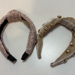Wintery headband pair!